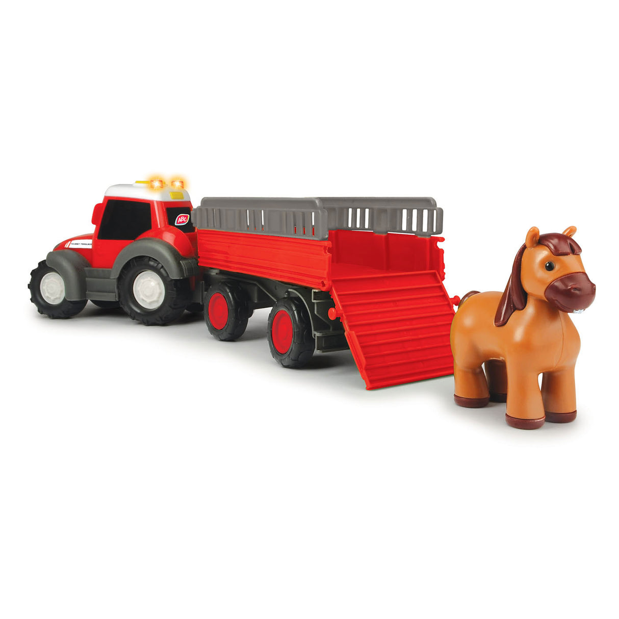 ABC Massey Ferguson med trailer och häst