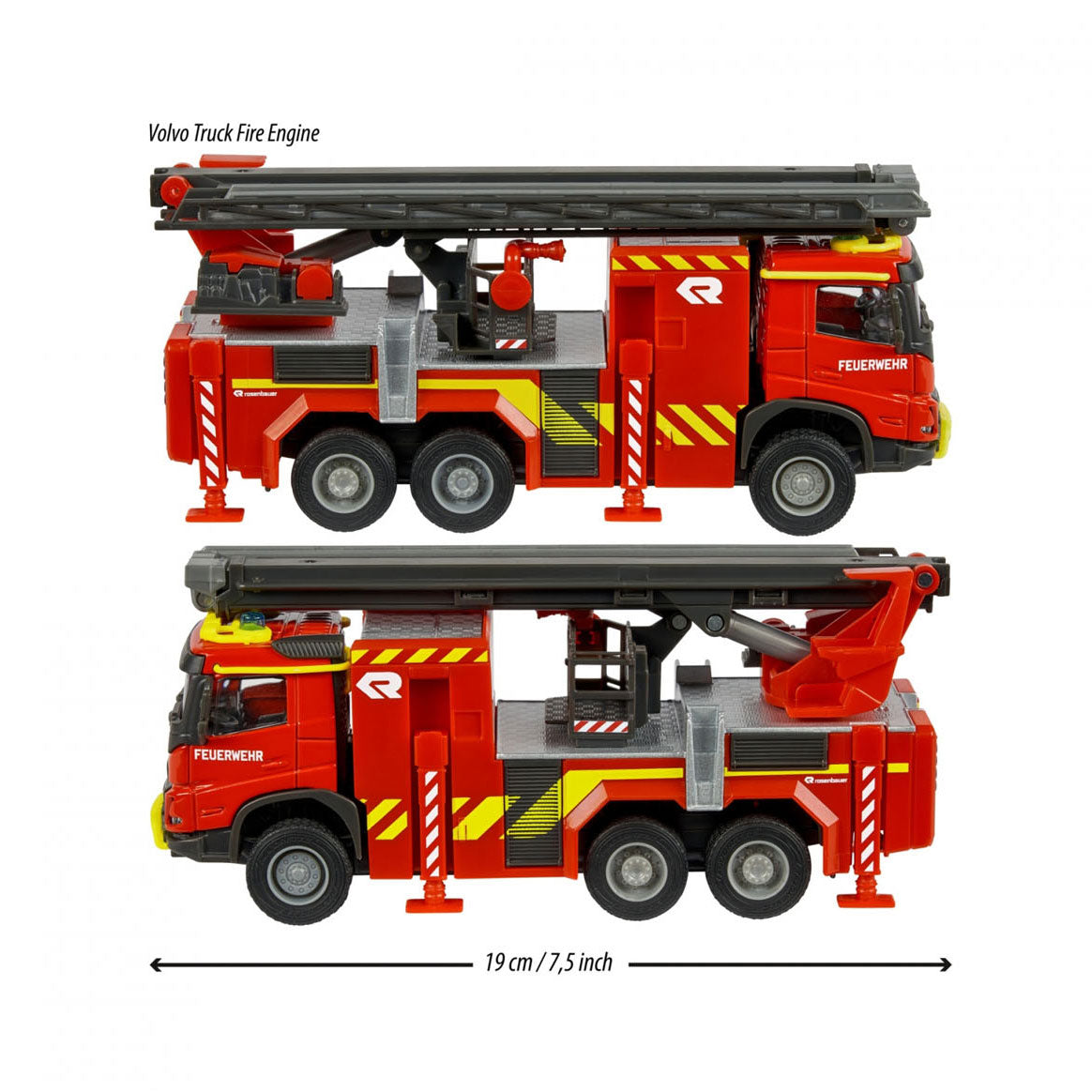 Camion de pompiers de grandette Volvo