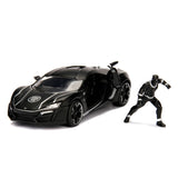 Jada Toys Jada moulé sous pression Avengers Black Panther avec voiture 1:24