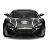 Jada Toys Jada moulé sous pression Avengers Black Panther avec voiture 1:24