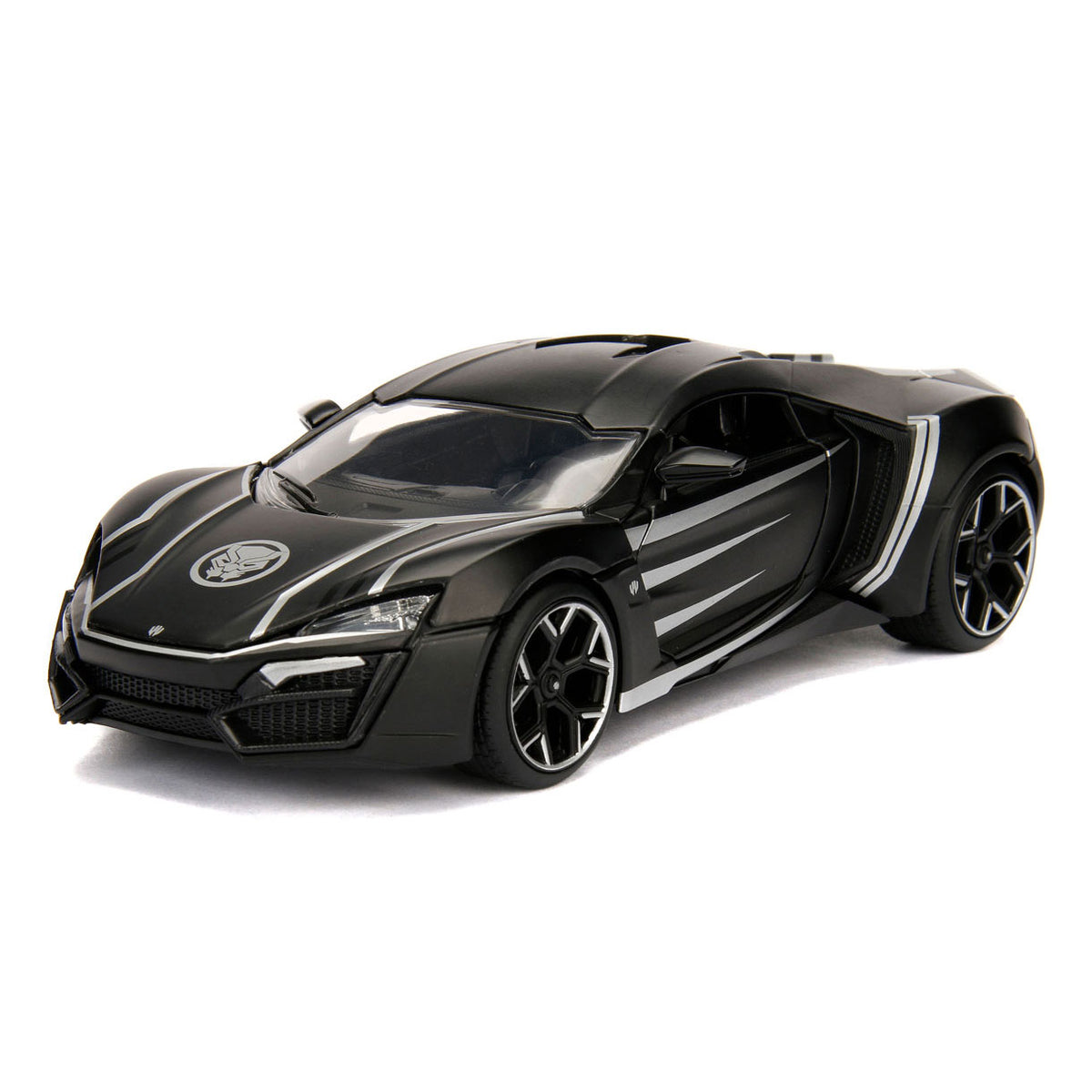 Jada Toys Jada moulé sous pression Avengers Black Panther avec voiture 1:24