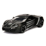 Jada Toys Jada moulé sous pression Avengers Black Panther avec voiture 1:24