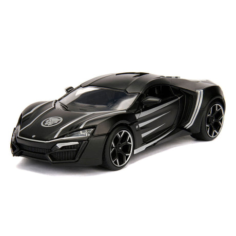 Jada Toys Jada moulé sous pression Avengers Black Panther avec voiture 1:24