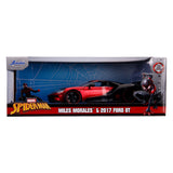 Jada Marvel Miles Morales Spiderman avec Ford GT Auto 1:24 2017