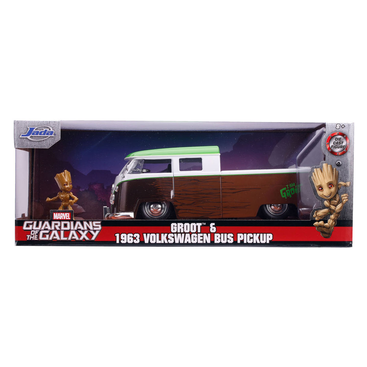 Jada Toys Jada Marvel Grand pick-up de bus 1963 1:24