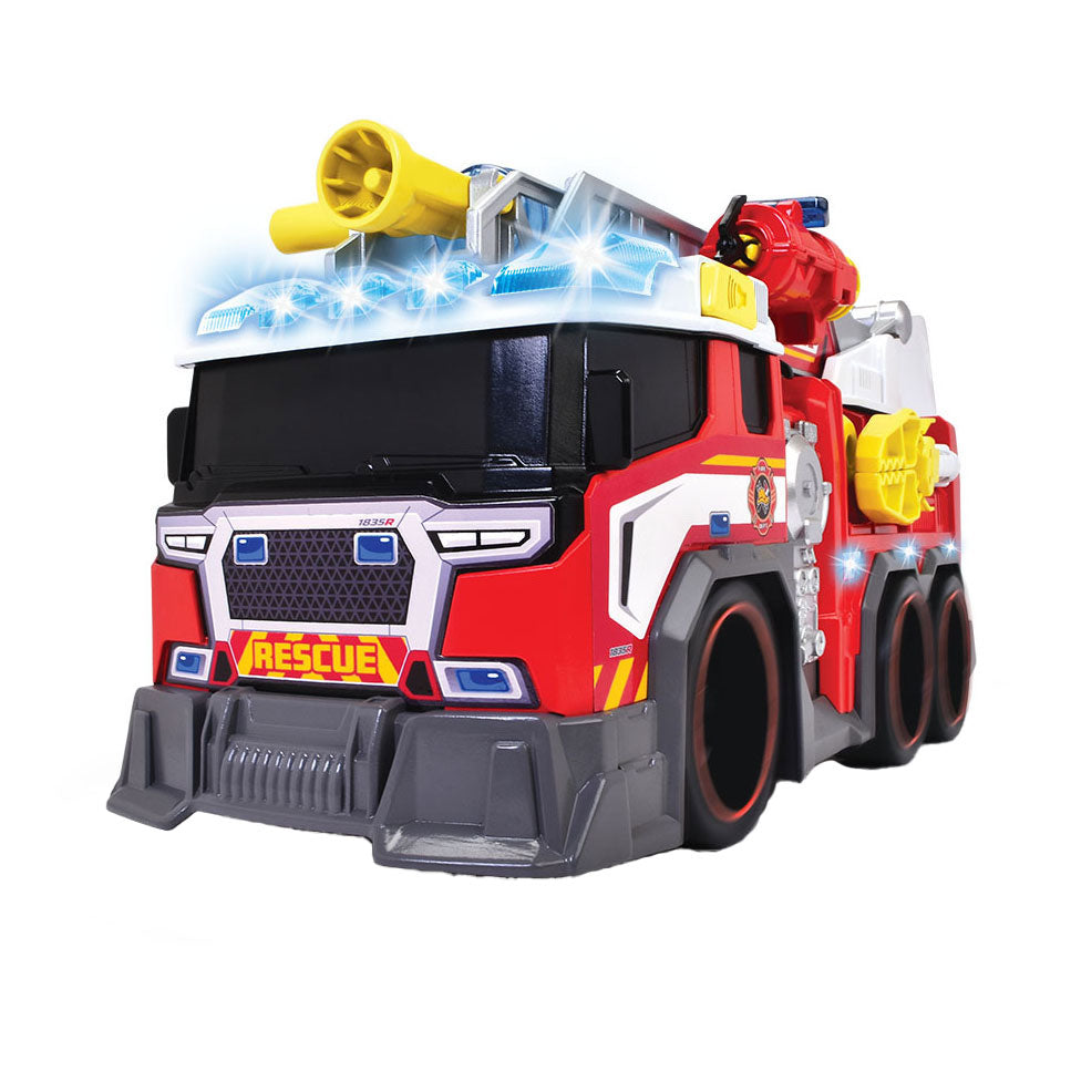 Lumière et son du camion de pompiers Dickie
