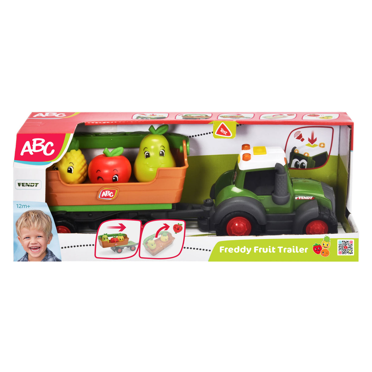 ABC Freddy Fruit Tractor s přívěsem