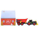 Tracteur Dickie ABC Fendti avec remorque et ferme