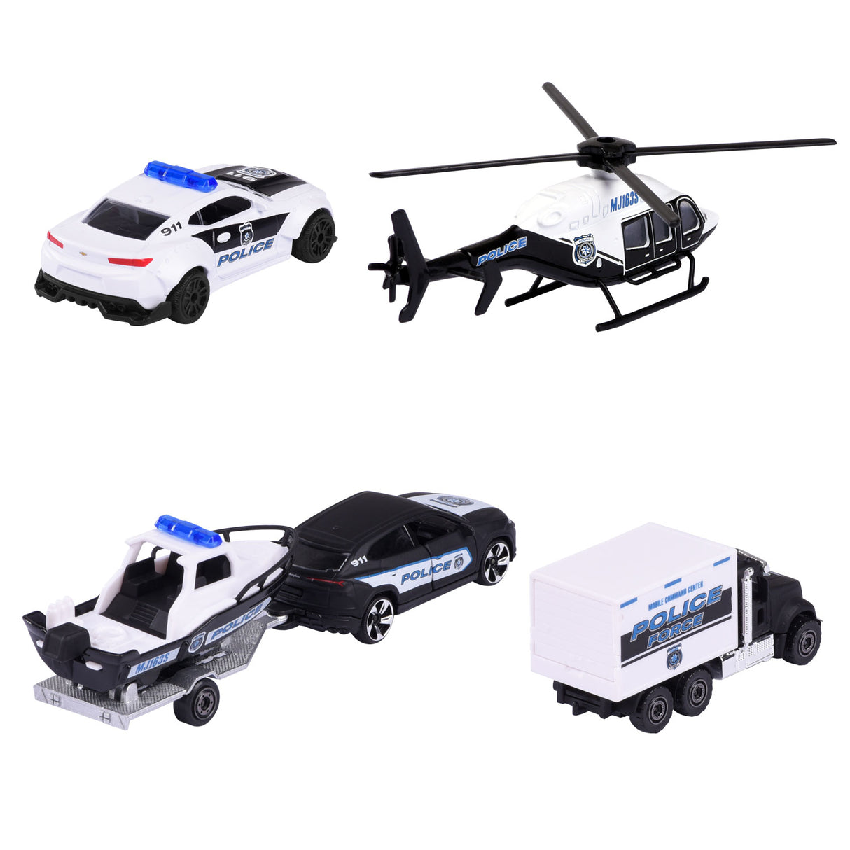 Majorette Police Force Cars GiftPack, 4st.