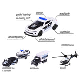 Majorette Police Force Cars Giftpack, 4st.