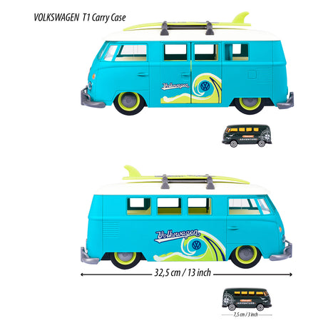 Mallette de transport Majorette VW The Originals T1 avec 1 voiture