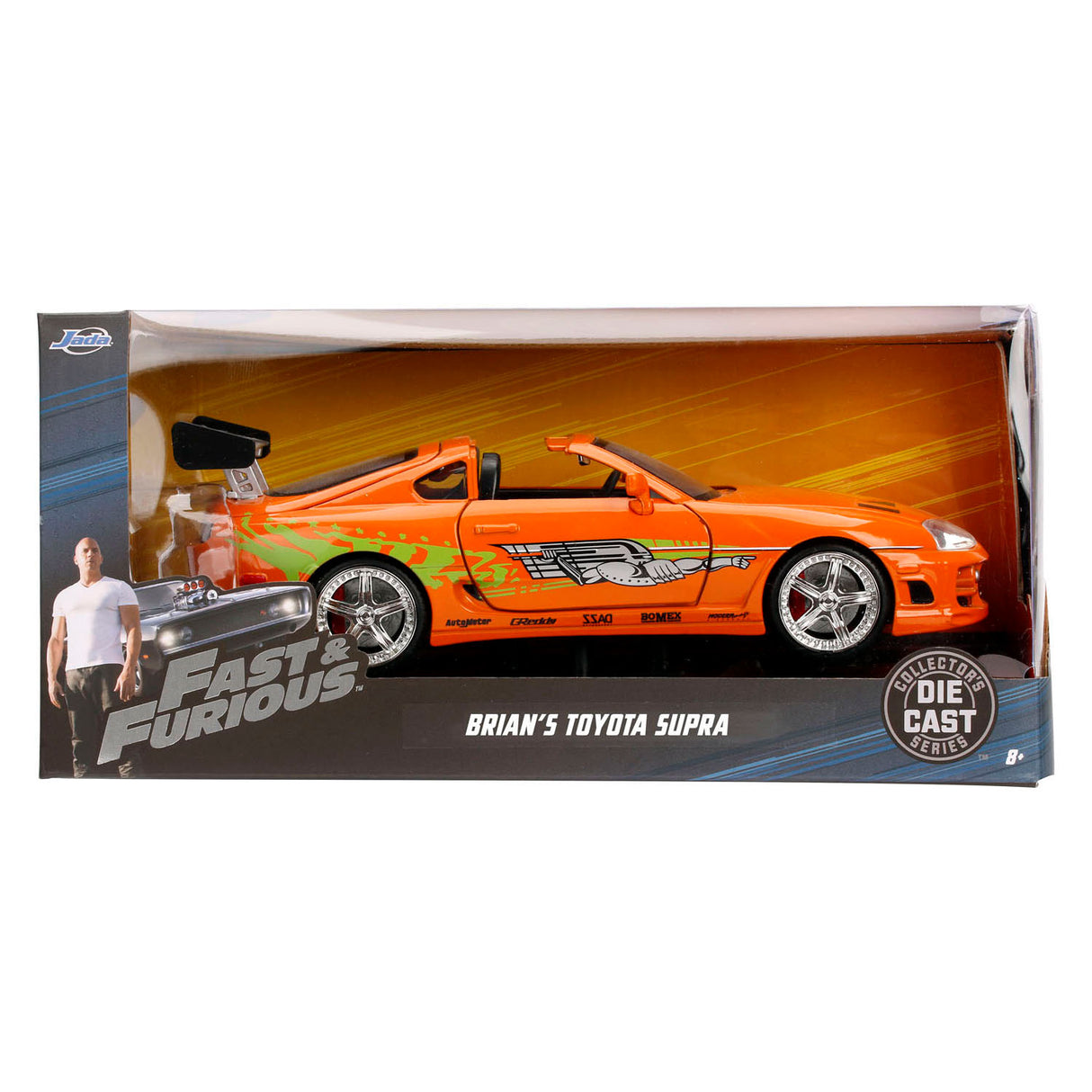 Jada toys jada die-cast fast furious 1995 toyota supra raceauto 1:24