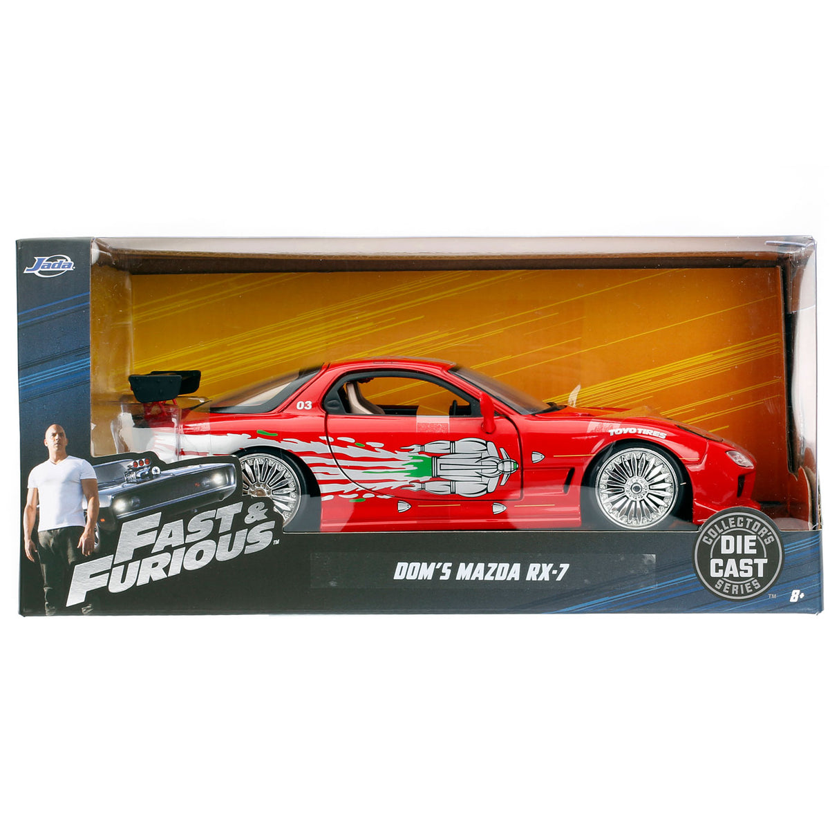 Jada Die Cast Fast Furious 1993 Mazda RX-7 1:24