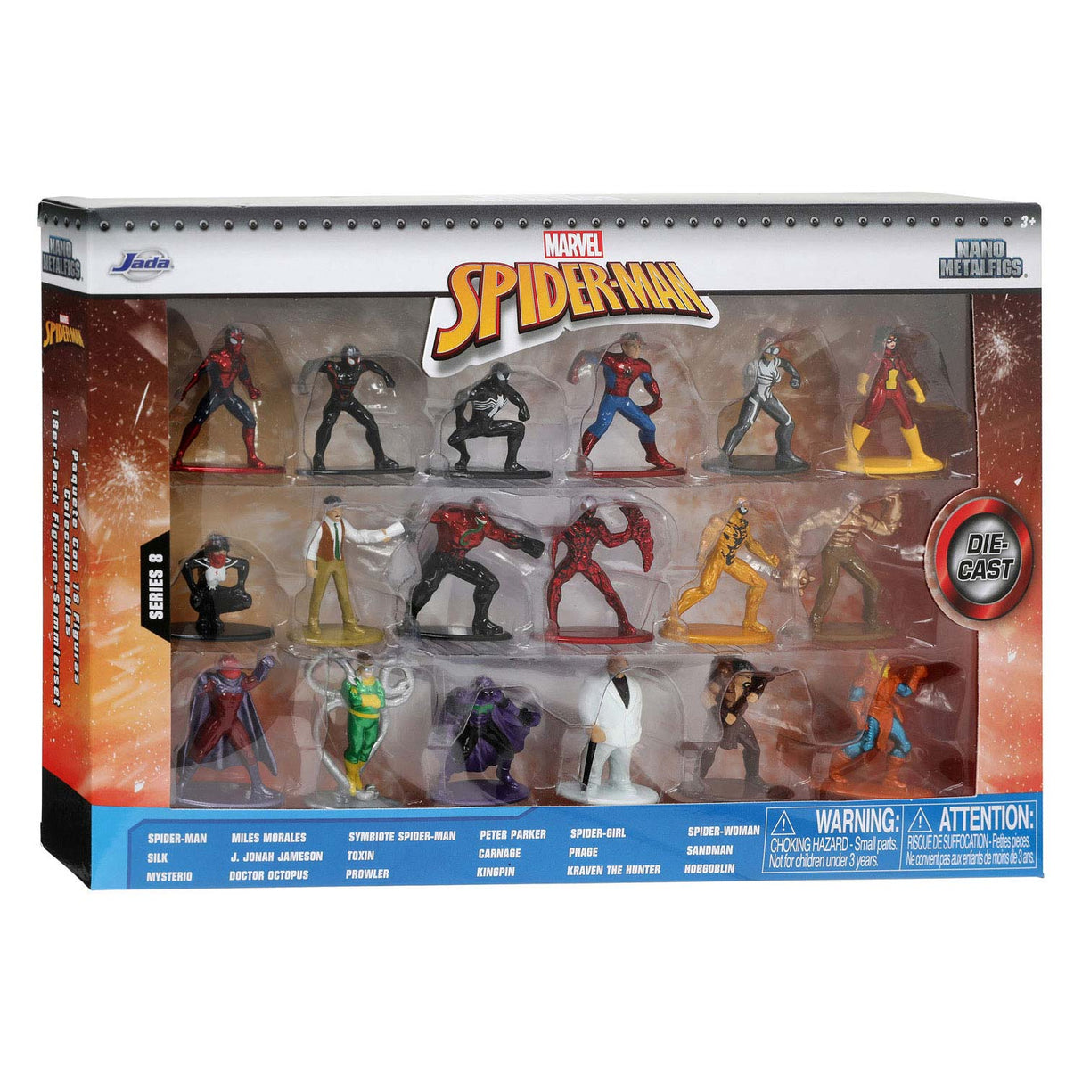 Jada Toys Jada Die-Cast Marvel Multi Pack Nano Figurines - Vague 8