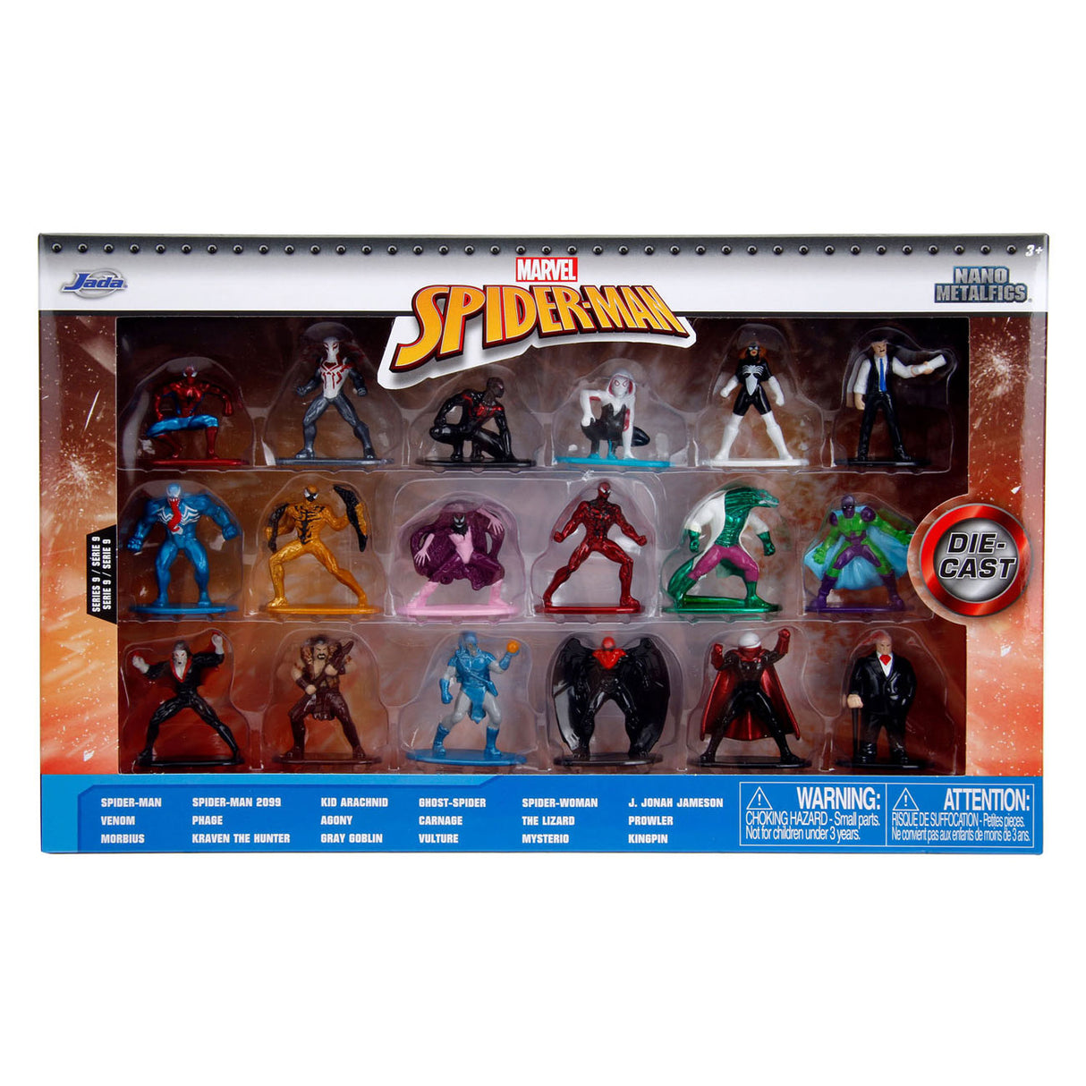 Jada Toys Jada Die-Cast Multi Pack Nano Actiefiguren Wave 9 18st.