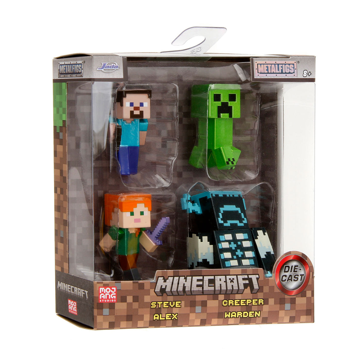 Jada Toys Jada Metalfigs Die-Cast Minecraft Figures Wave 9, 4st.