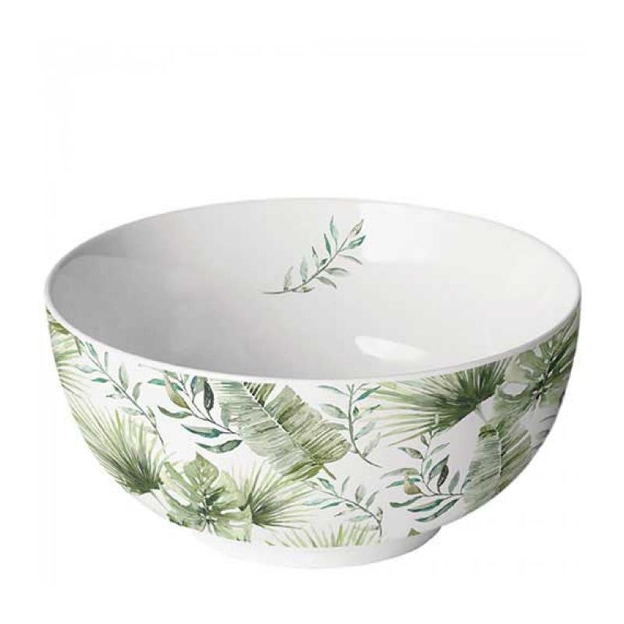Bol d'ambiance feuilles de jungle blanches
