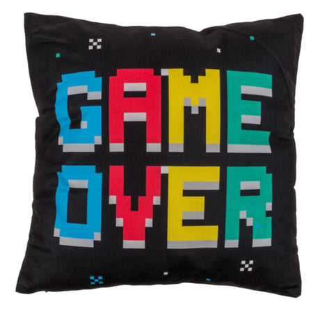 Ootb coussin réversible power up game over 40x40cm 100% polyester