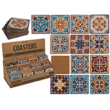Ootb dessous de verre mosaïque liège 9,5x9,5x0,5cm