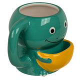 Ootb mug dino avec compartiment à biscuits 15x9x12cm 450ml