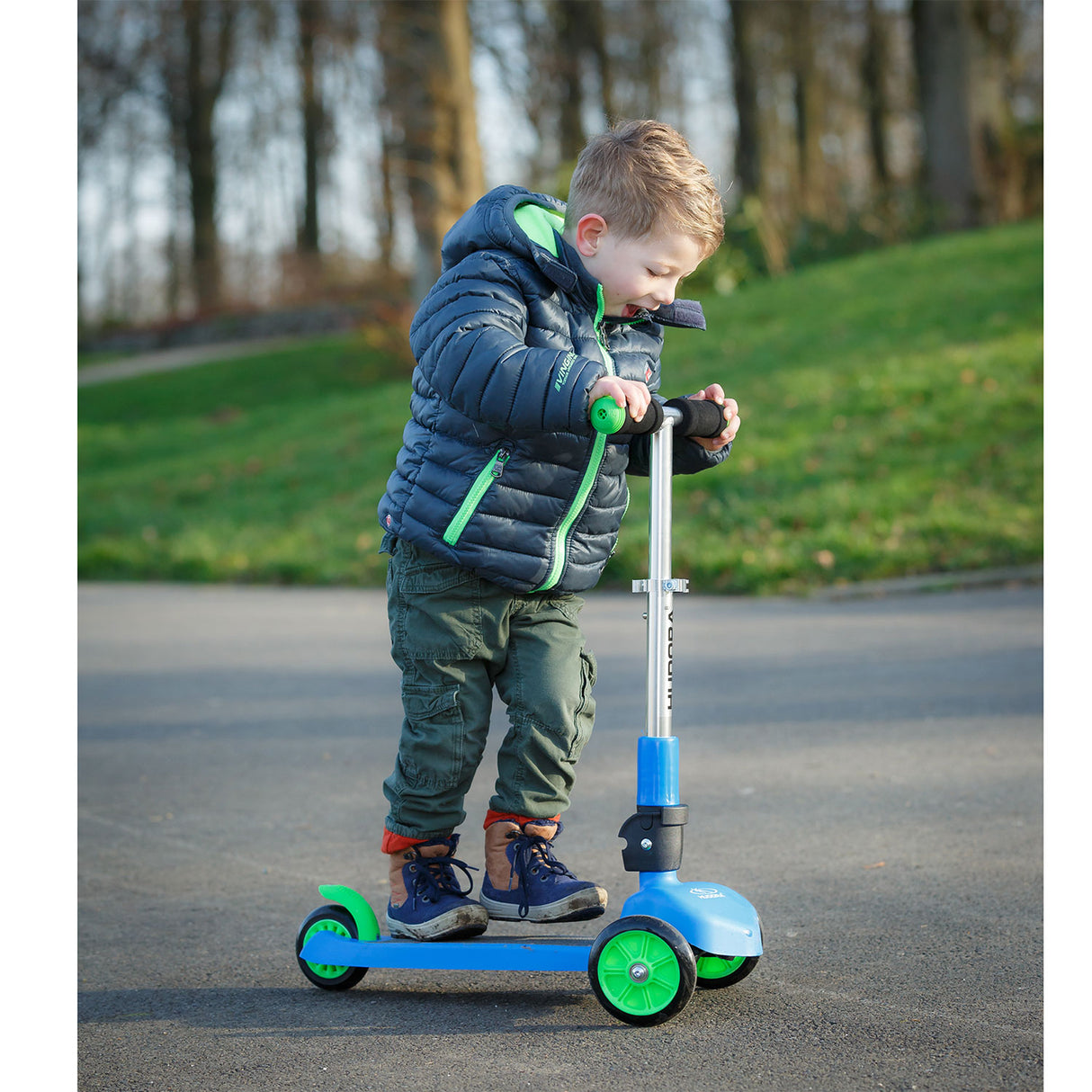 Hudora Flitzkids Step - Bleu