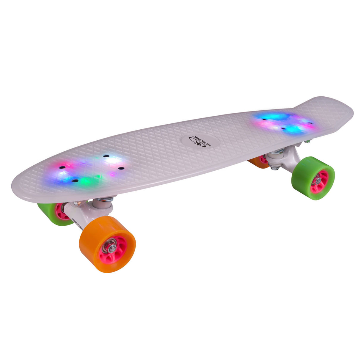 Hudora Skateboard rétro avec lumière