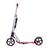 Hudora scooter grande roue step rx205 - noir rouge