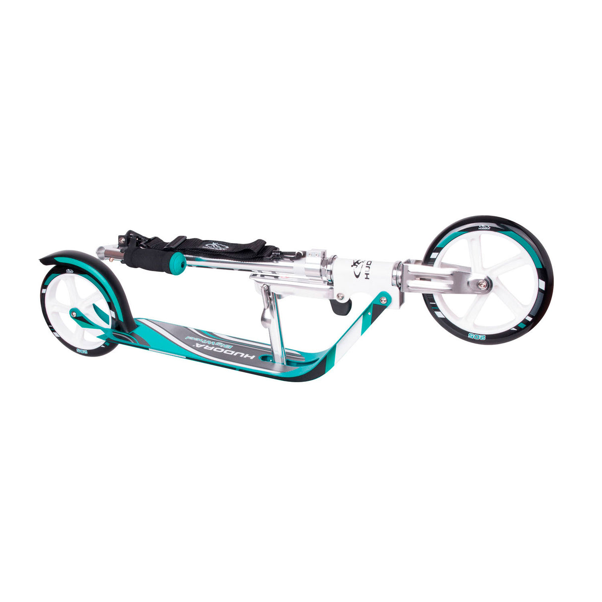 Trottinette Hudora grande roue 205 - turquoise