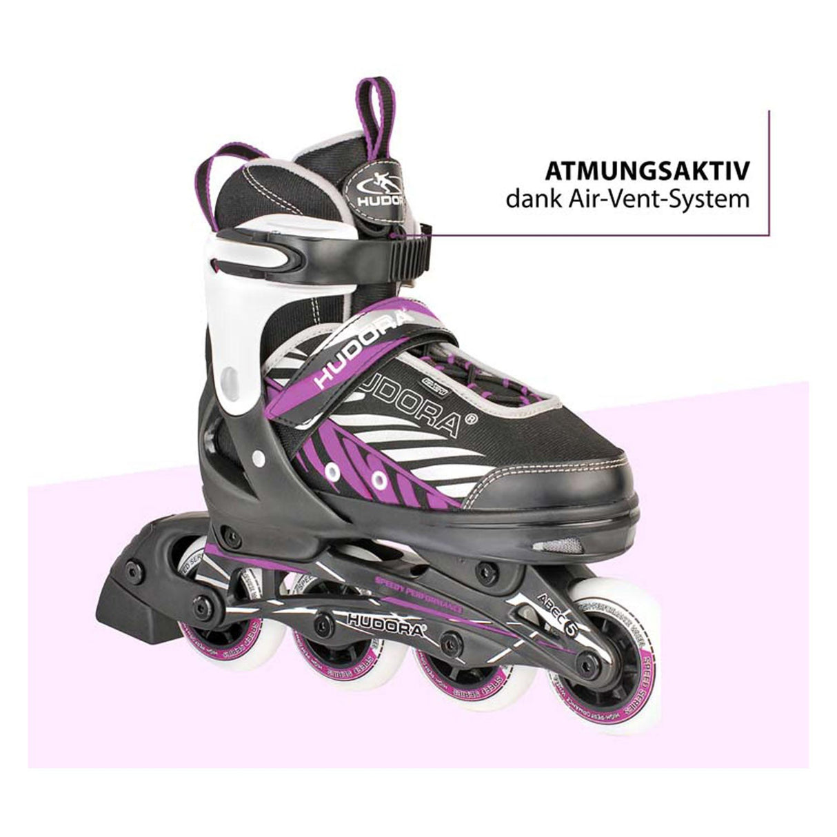 Hudora Children's Skeelers Mia Purple, rozmiar 33-36