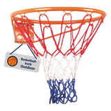 Anneau de basket Hudora en métal avec filet