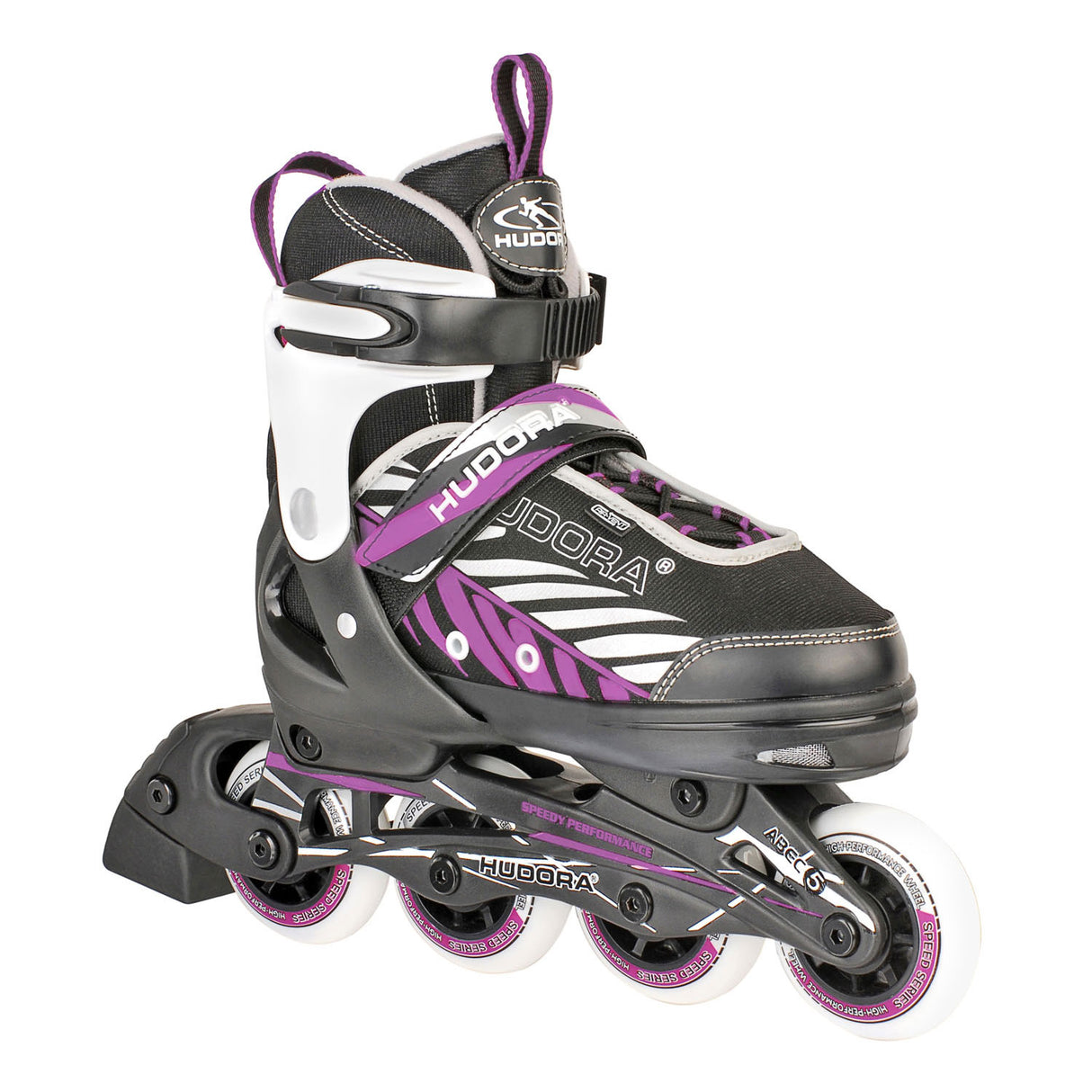 Hudora Skeelers Mia Black Purple, tamaño 37-40