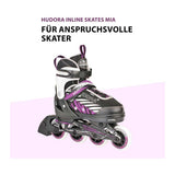 Hudora Skeelers Mia Black Purple, taille 37-40