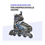 Hudora Skeller Leon Black, Gréisst 37-400