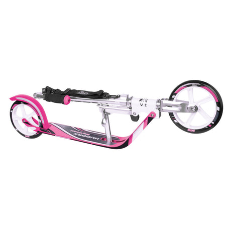 Hudora scooter grande roue step rx205 - blanc rose