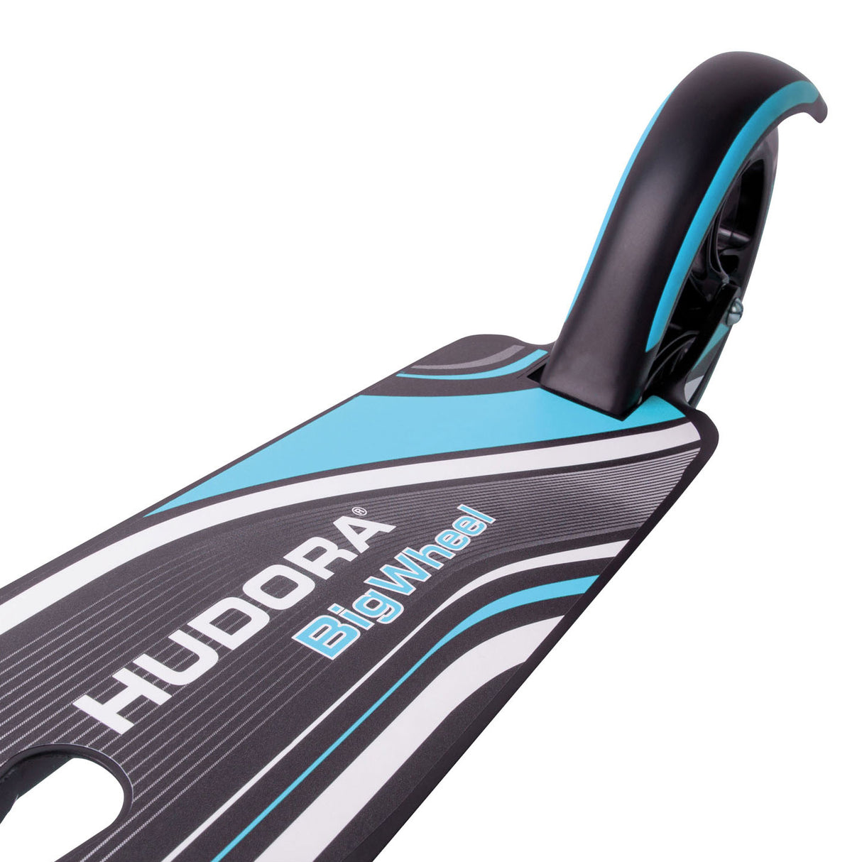 Hudora scooter grande roue step rx205 - noir bleu