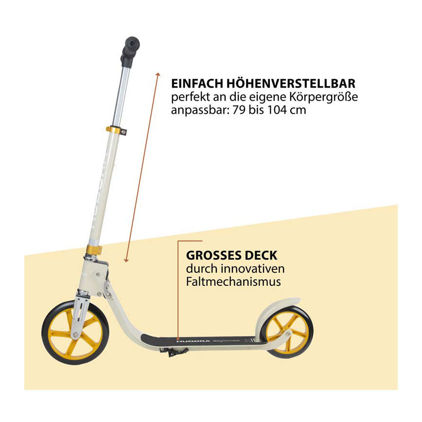Hudora Big Wheel Step 215 Scooter - Sable
