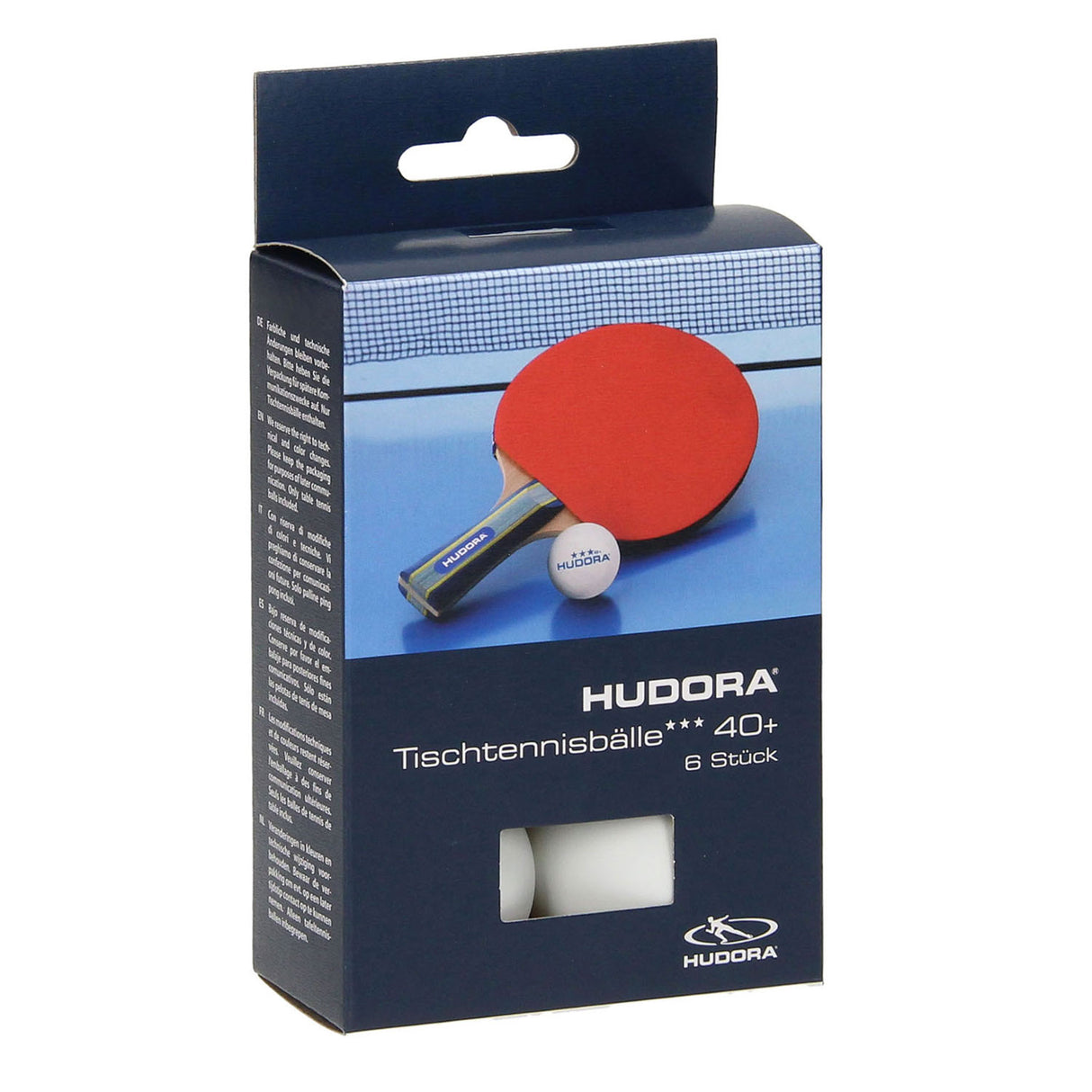 Hudora Table Tennis Balls, 6e.