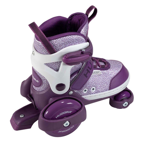 Hudora patins à roulettes mon premier quad violet, taille 30-33