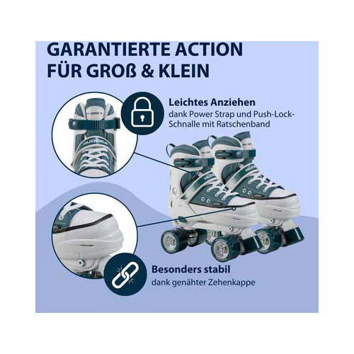 Baskets de patins à roulettes Hudora minuit, taille 36