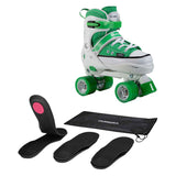 Baskets de patins à roulettes Hudora vertes, taille 36-39