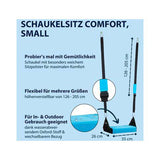 Hudora fauteuil à bascule confort petit, 35x26cm