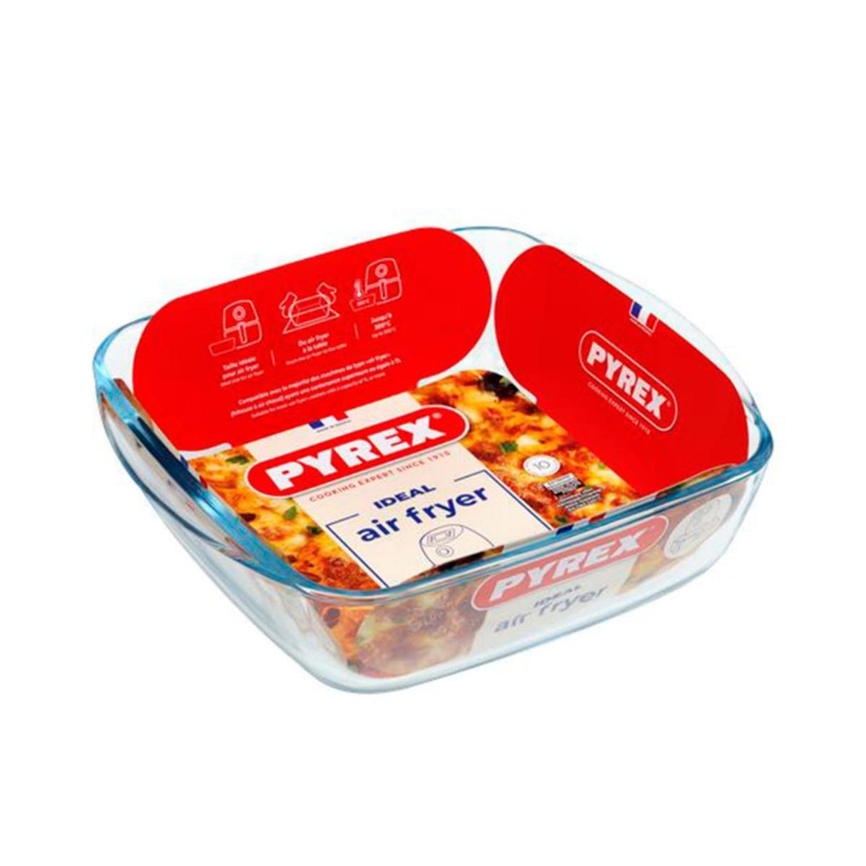 Plat à four pour friteuse à air Pyrex 2,2l 25x22x7cm
