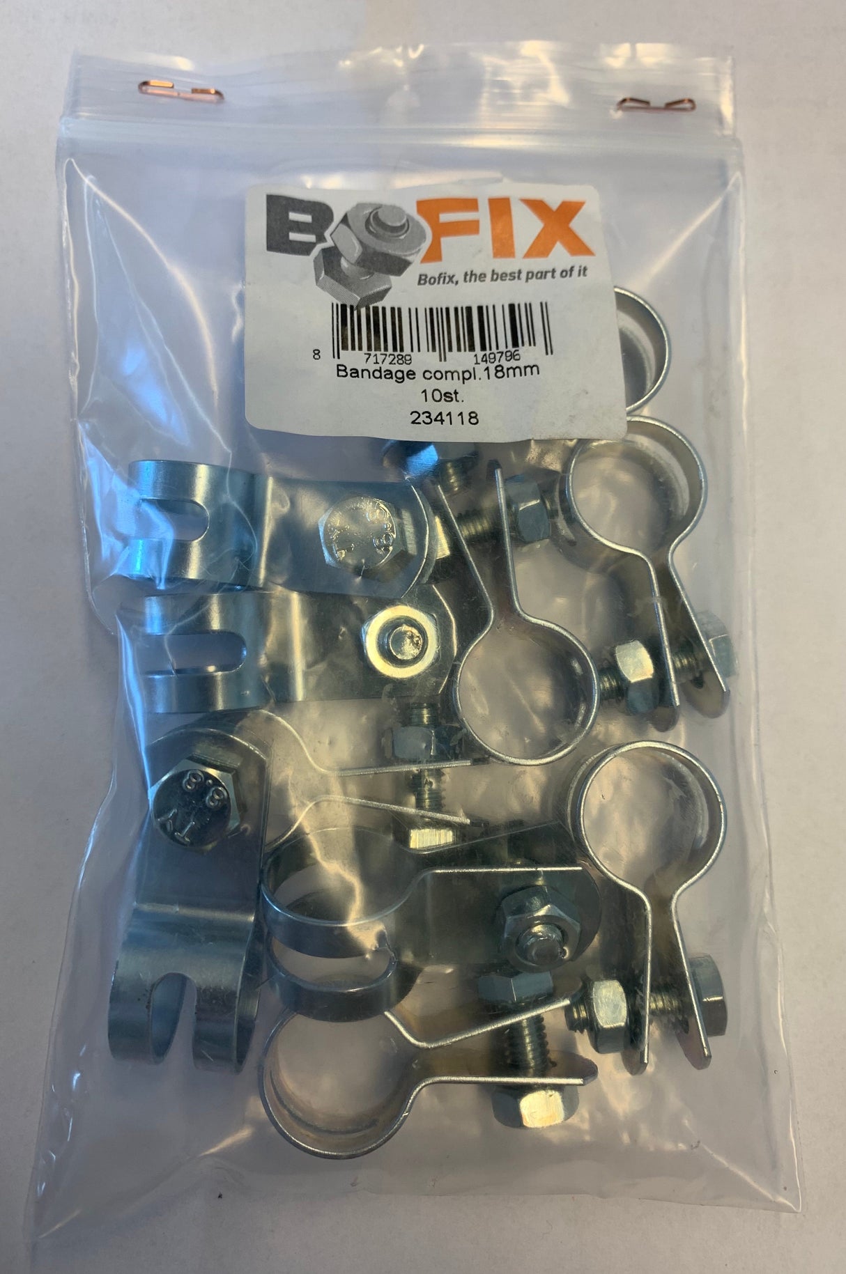 Bofix Bandage Bracket 18 mm. par 10