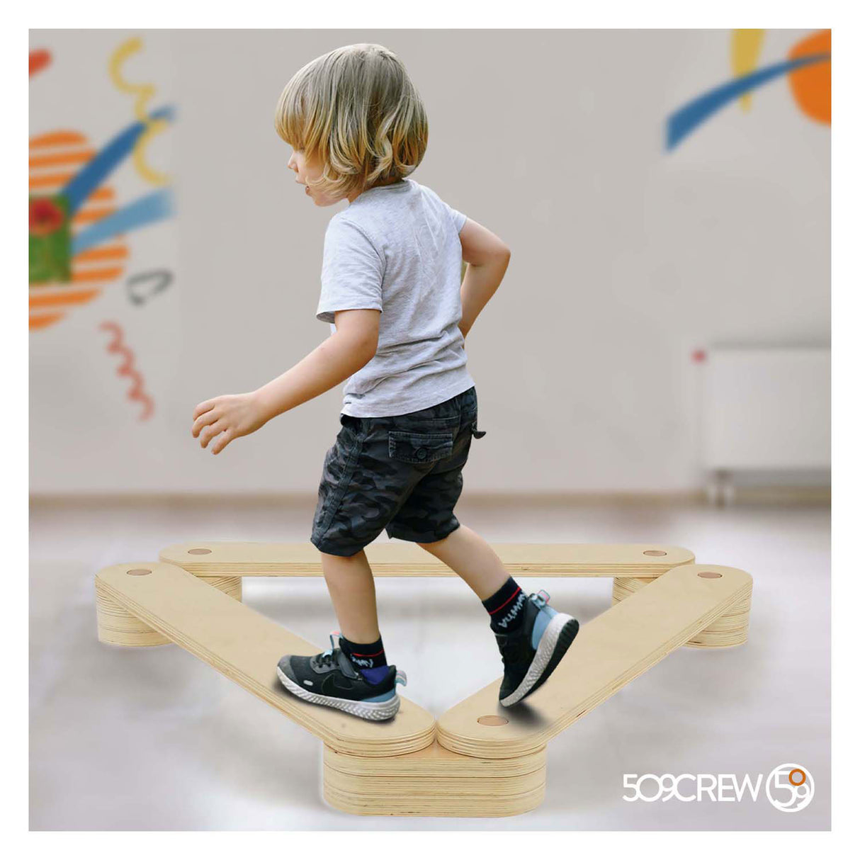 Jeu de balance en bois RC, 15 pièces.