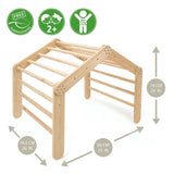 Maison d'escalade multifonctionnelle en bois pour 509 membres d'équipage