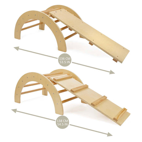 Arche d'escalade en bois 509 Crew avec toboggan