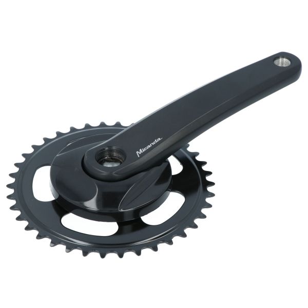 Pédalier Miranda  delta 38 dents + disque 9,5 cm noir