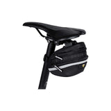 Sac à selle topak wp II M, noir, eau -pellent, polyester, adaptateur, 1,25L, QuickClick, réfléchissant, 152g