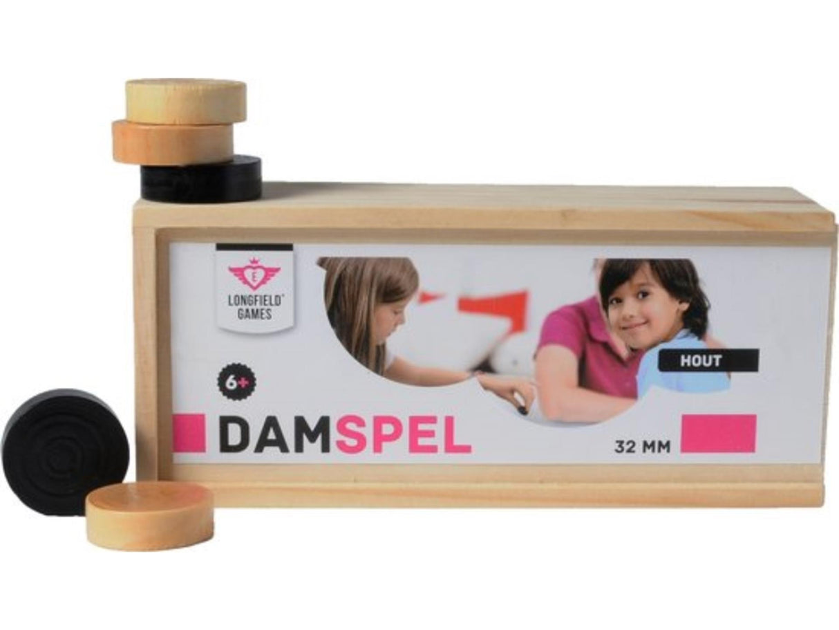 Dames Longfield 32mm dans une boîte en bois