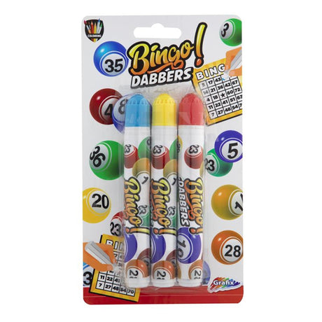 Marqueurs de bingo de groupe créatifs, 3 pièces